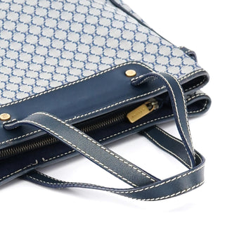 Celine Grey Monogram Leather Tote Bag