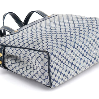 Celine Grey Monogram Leather Tote Bag