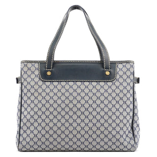 Celine Grey Monogram Leather Tote Bag