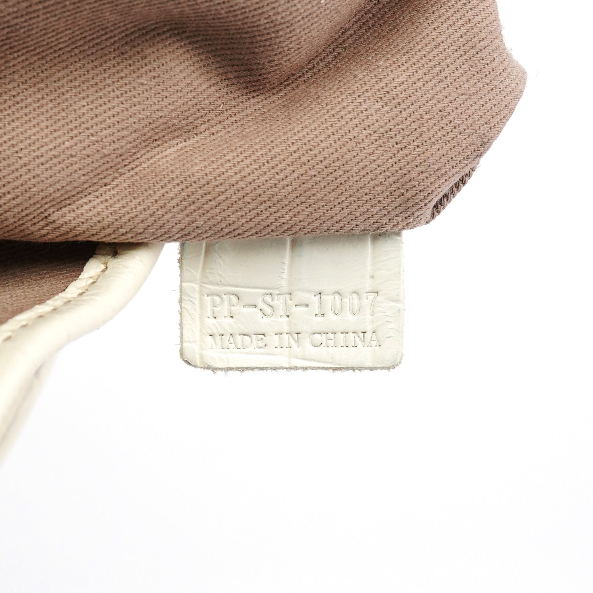 Celine Sac porté épaule Bittersweet en toile et cuir ivoire