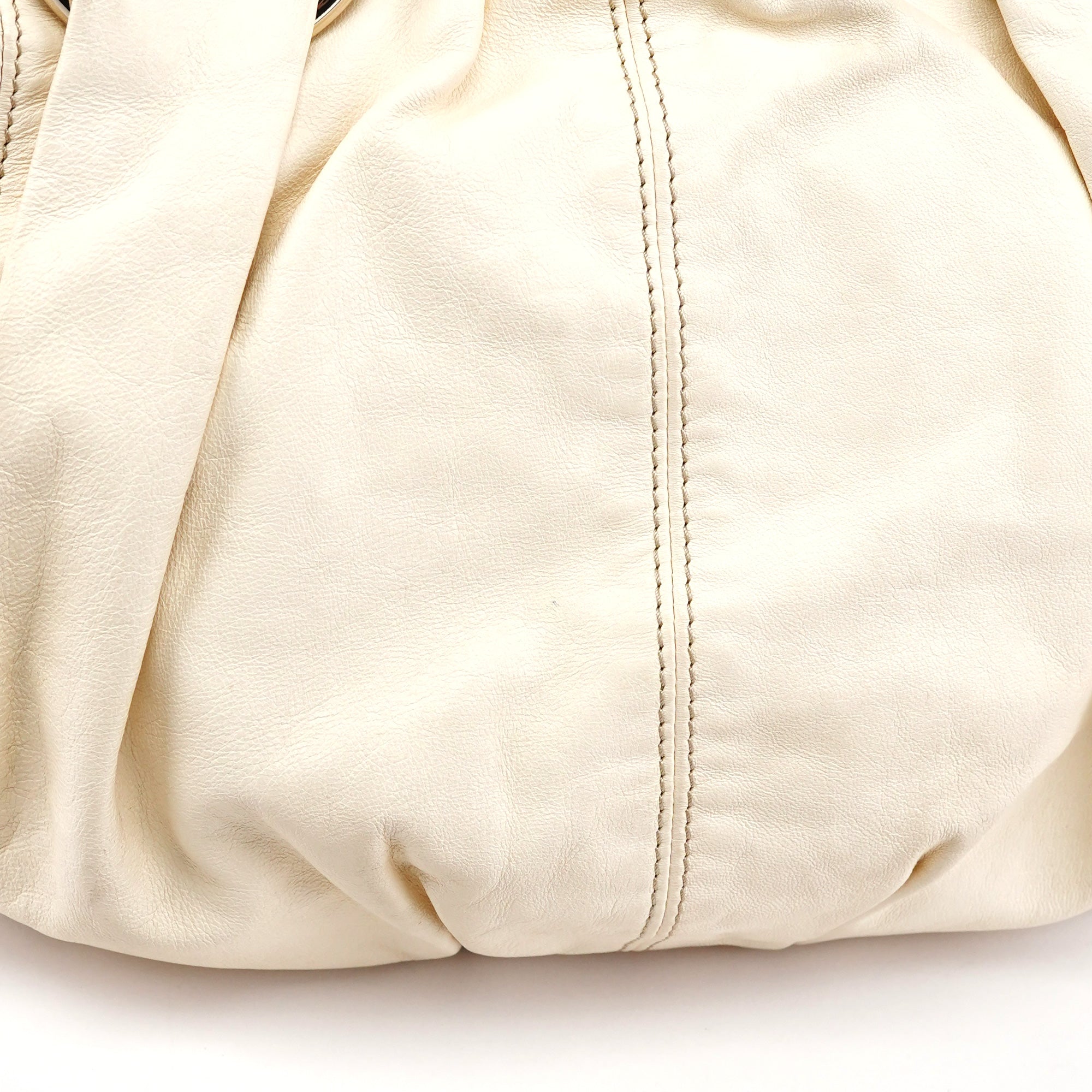 Céline Ivory Leather Pillow 2-Way Bag