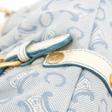 Celine Light Blue Triomphe Mini Hobo Bag
