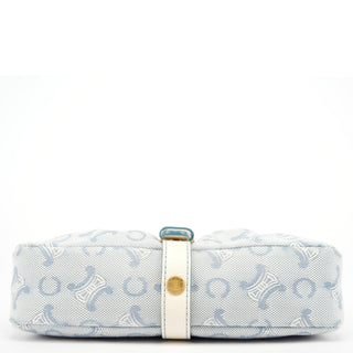 Celine Light Blue Triomphe Mini Hobo Bag