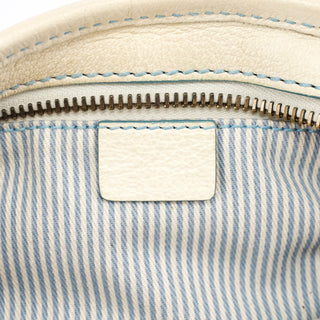 Celine Light Blue Triomphe Mini Hobo Bag