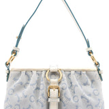Celine Light Blue Triomphe Mini Hobo Bag