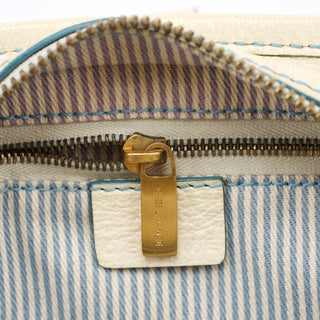 Celine Light Blue Triomphe Mini Hobo Bag