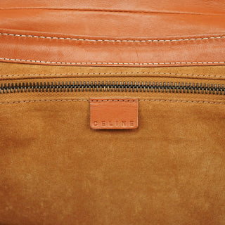 Celine Light Brown Leather Belt Tote Bag
