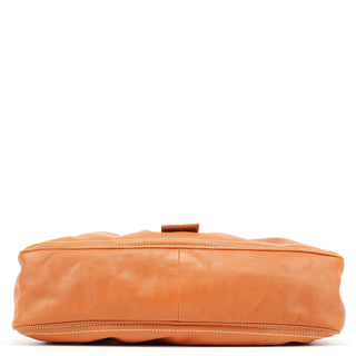 Celine Light Brown Leather Belt Tote Bag