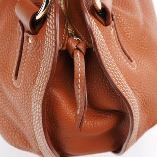 Celine Light Brown Leather Bittersweet Shoulder Bag