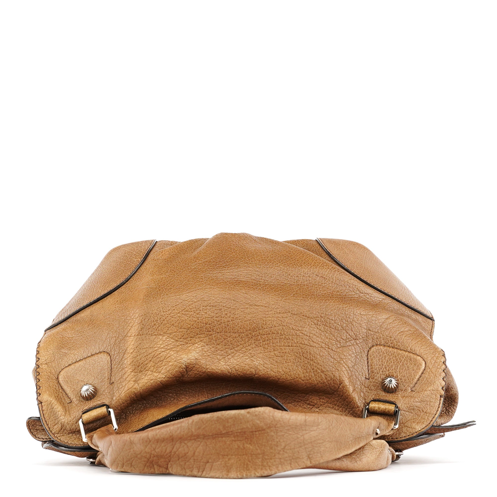Celine Bittersweet Schultertasche aus hellbraunem Leder
