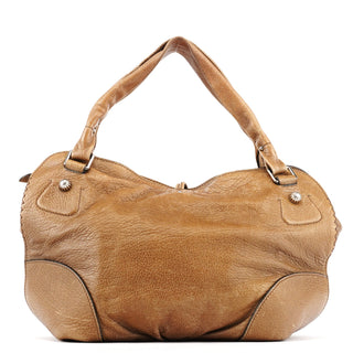 Celine Light Brown Leather Bittersweet Shoulder Bag