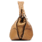 Celine Bittersweet Schultertasche aus hellbraunem Leder