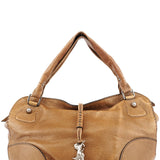 Celine Bittersweet Schultertasche aus hellbraunem Leder