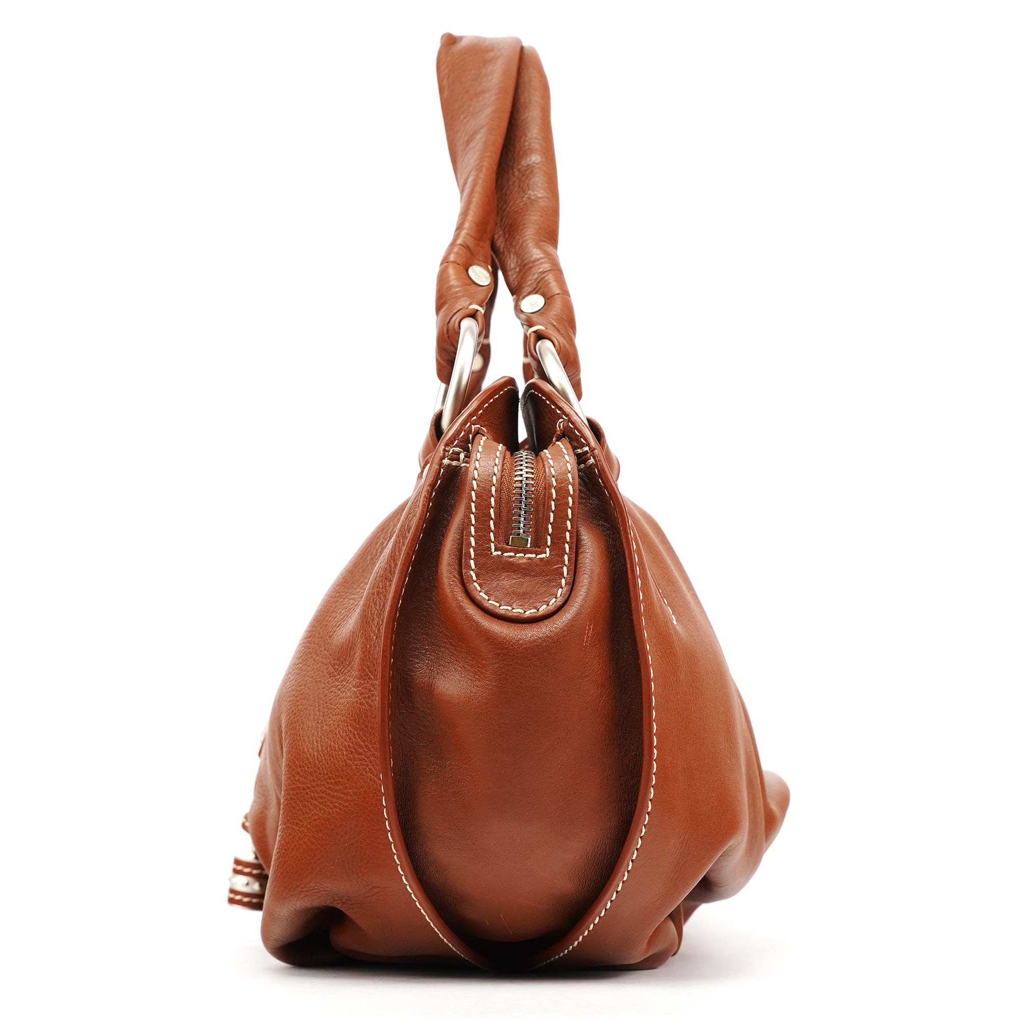Celine Light Brown Leather Bittersweet Shoulder Bag