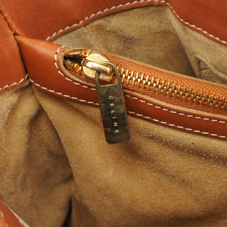 Celine Light Brown Leather Boogie Tote Bag