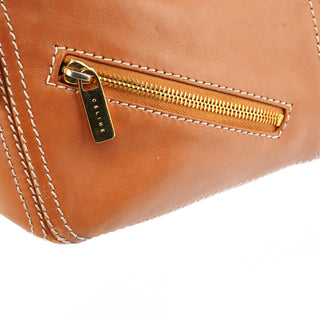 Celine Light Brown Leather Boogie Tote Bag