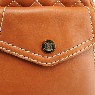 Celine Light Brown Leather Boogie Tote Bag