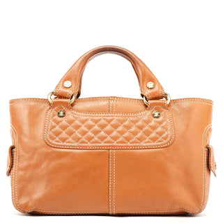 Celine Light Brown Leather Boogie Tote Bag