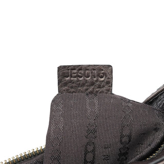 Celine Metallic Brown Leather Belt Shoulder Bag