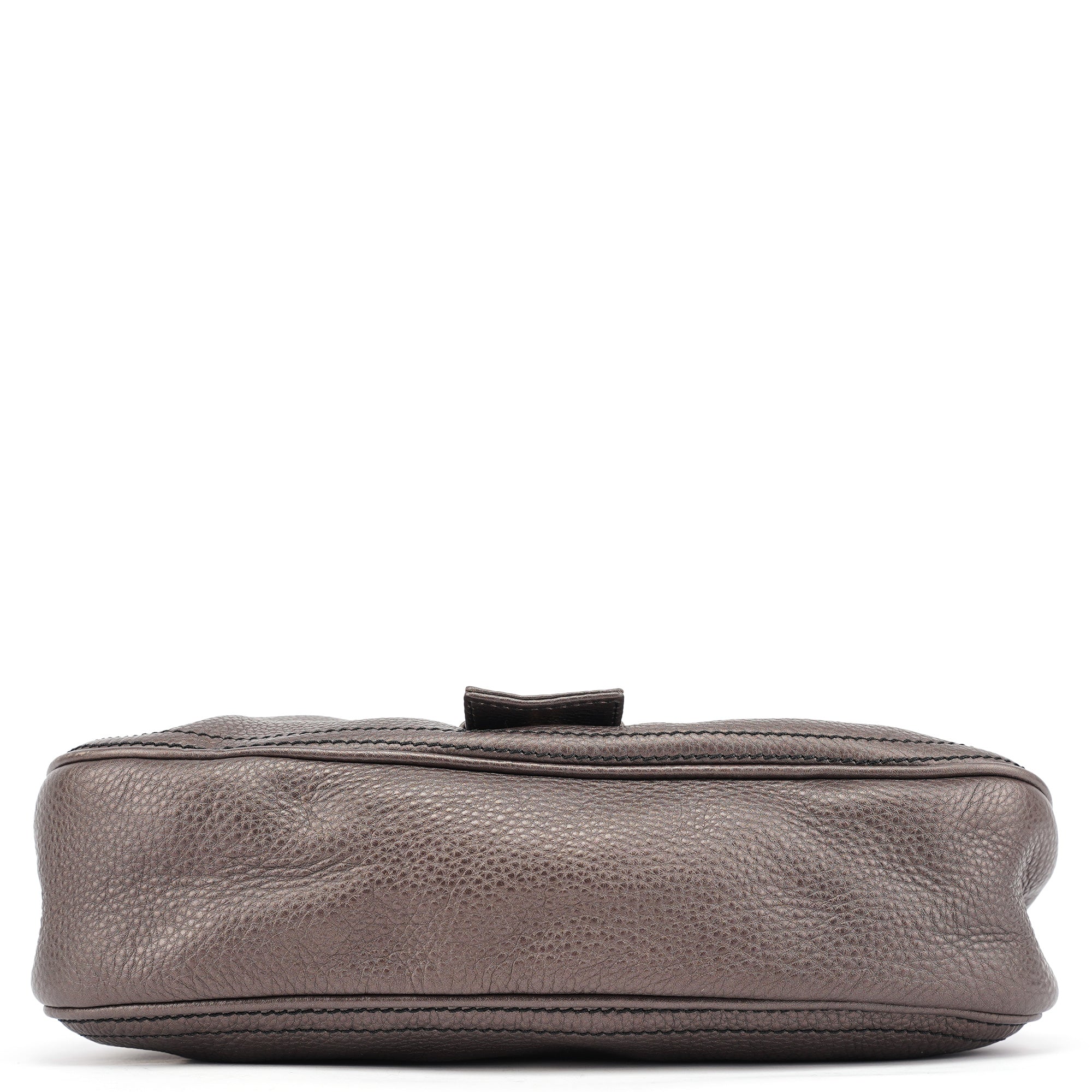 Celine Metallic Brown Leather Belt Shoulder Bag