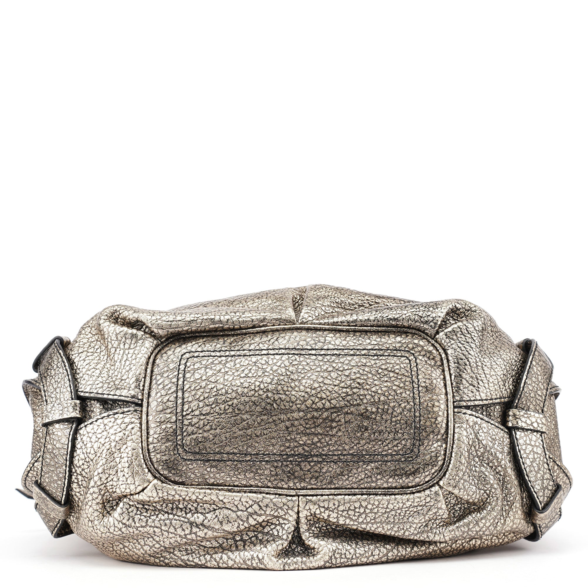 Celine Sac porté épaule Bittersweet en cuir métallisé