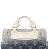 Celine Navy Denim Gradient Triomphe Tote