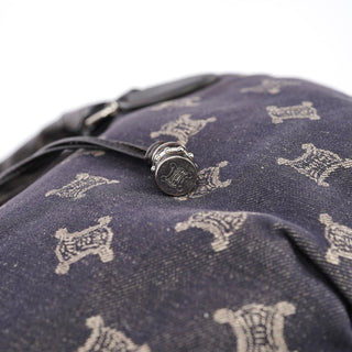 Celine Navy Denim Monogram Bittersweet Shoulder Bag