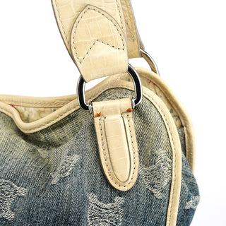 Celine Navy Gradient Denim Bittersweet Shoulder Bag