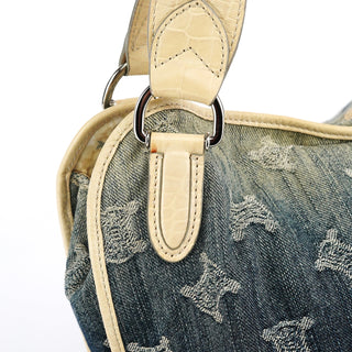 Celine Navy Gradient Denim Bittersweet Shoulder Bag