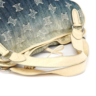 Celine Navy Gradient Denim Bittersweet Shoulder Bag