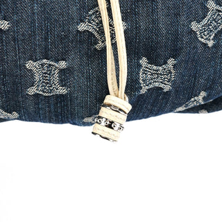 Celine Navy Gradient Denim Bittersweet Shoulder Bag