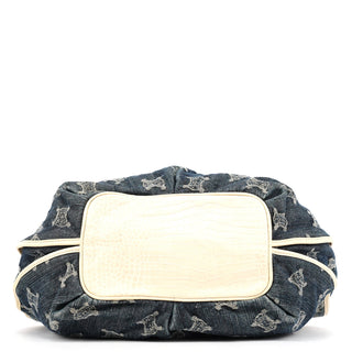 Celine Navy Gradient Denim Bittersweet Shoulder Bag