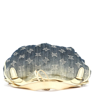 Celine Navy Gradient Denim Bittersweet Shoulder Bag