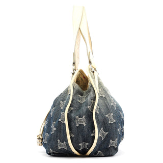 Celine Navy Gradient Denim Bittersweet Shoulder Bag