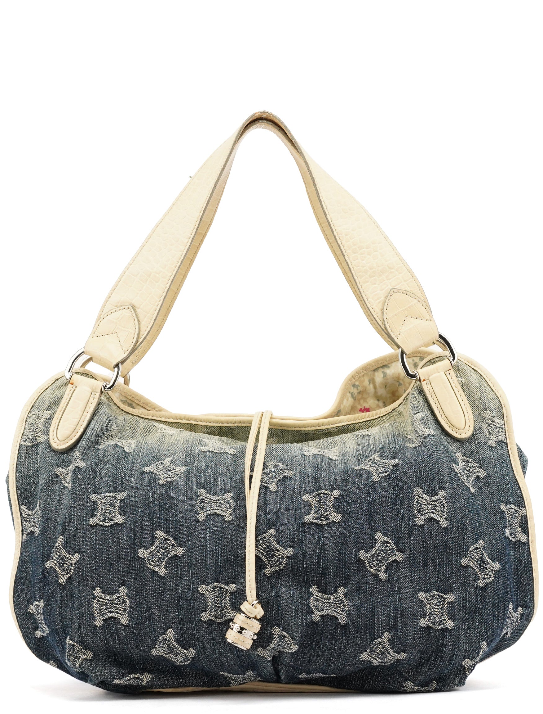 Celine Navy Gradient Denim Bittersweet Shoulder Bag