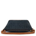 Celine Navy Suede Triomphe CC Shoulder Bag