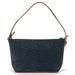 Celine Navy Suede Triomphe CC Shoulder Bag