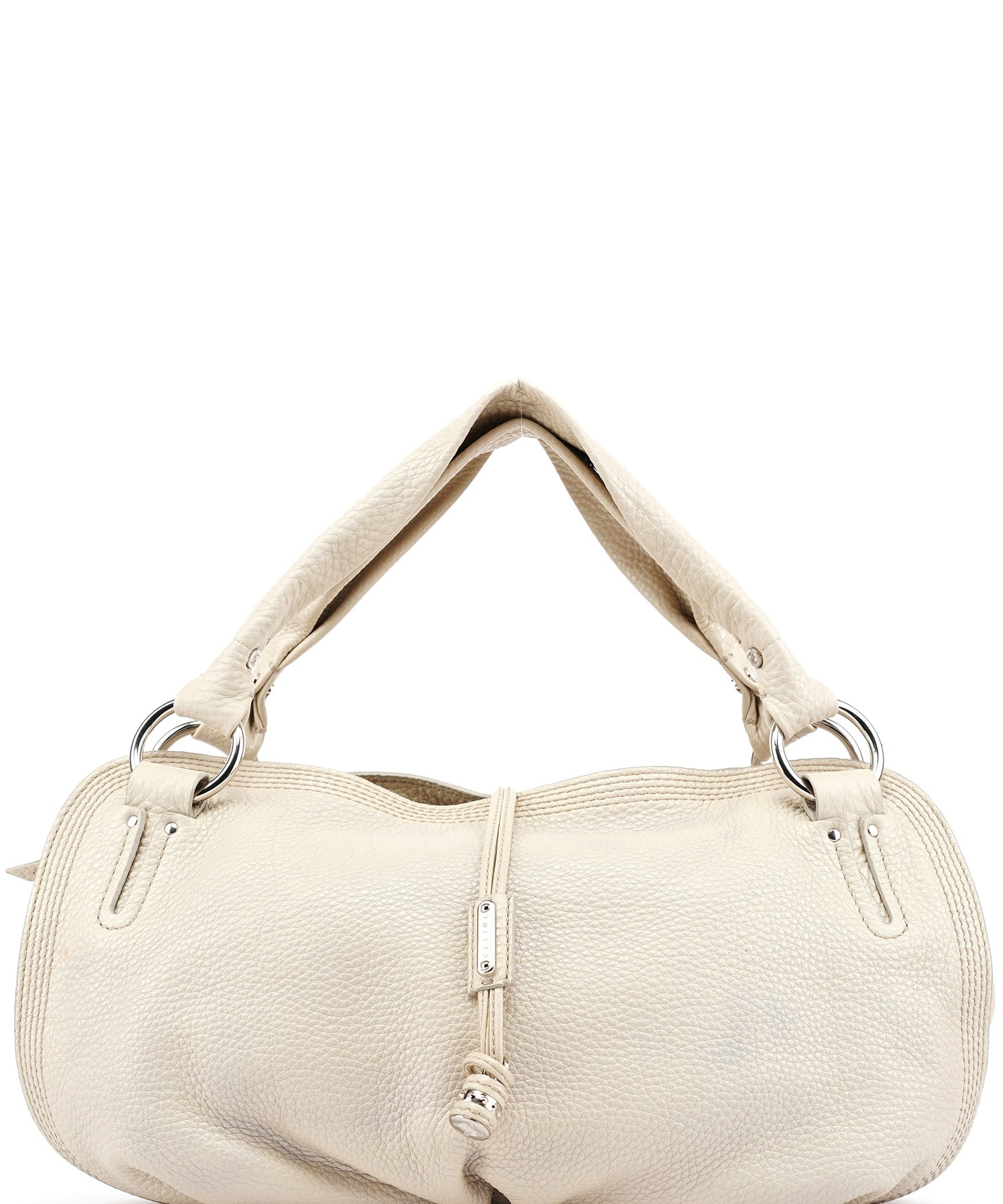 Celine Sac porté épaule Bittersweet en cuir blanc cassé