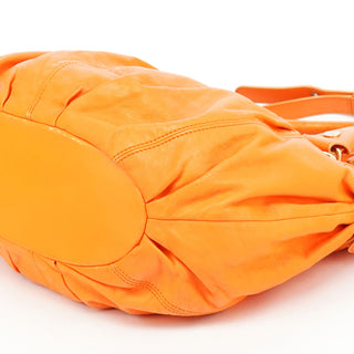 Celine Orange Leather Pillow 2-Way Bag