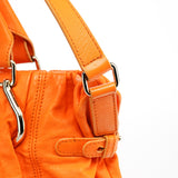 Celine Orange Leather Pillow 2-Way Bag