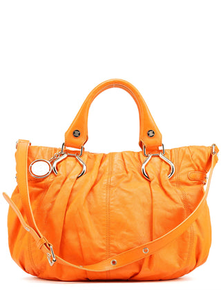 Celine Orange Leather Pillow 2-Way Bag