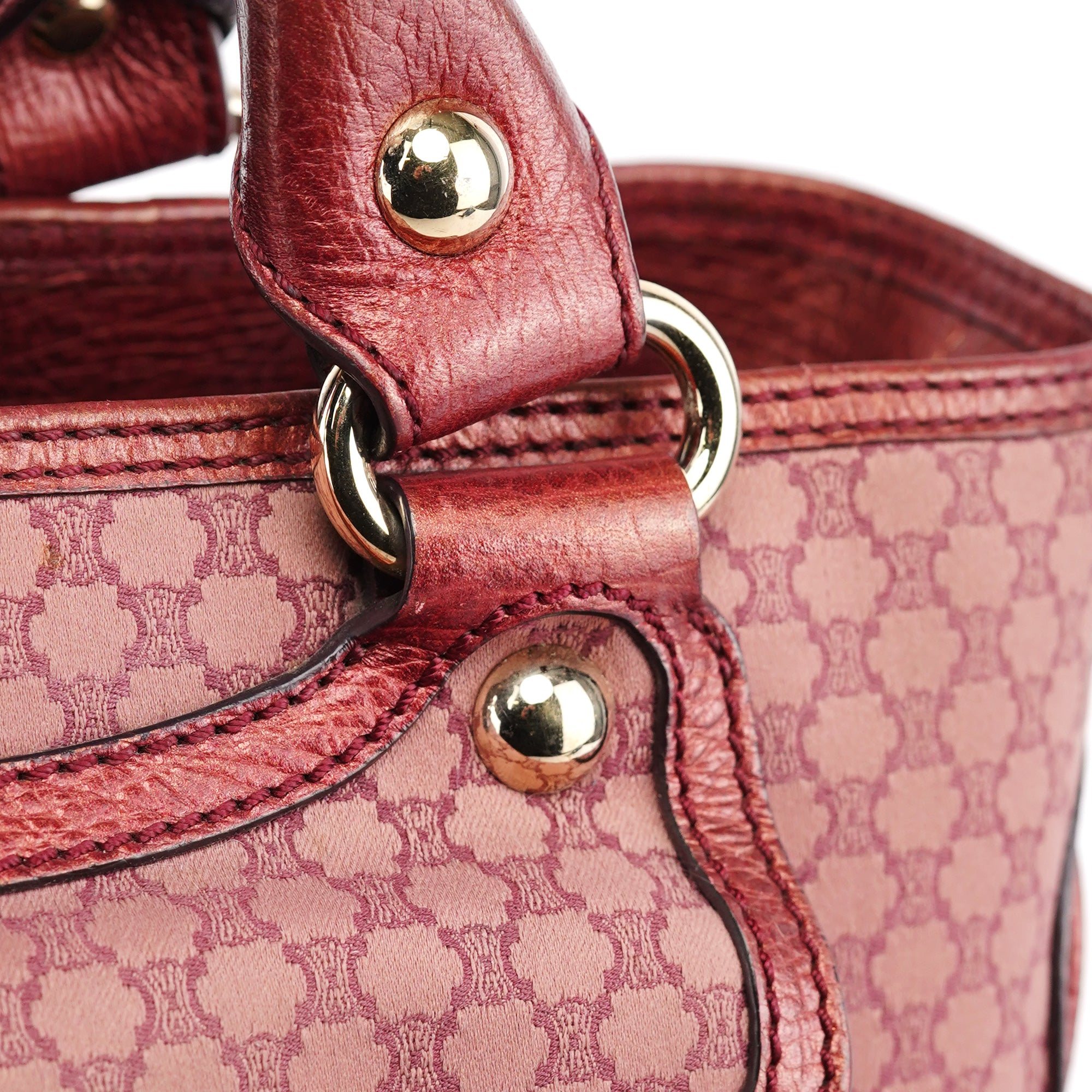 Celine Pink Monongram Boogie Tote Bag