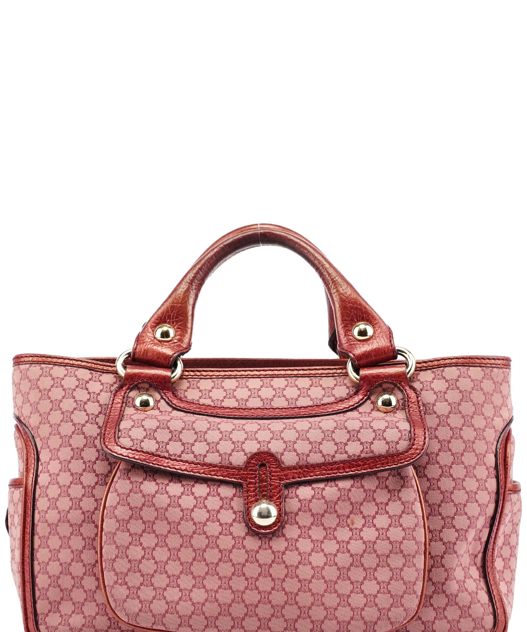Celine Borsa tote Boogie in tela monogram rosa