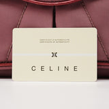 Celine Pink Nylon Leather Flap Shoulder Bag