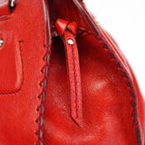 Celine Red Leather Bittersweet Shoulder Bag