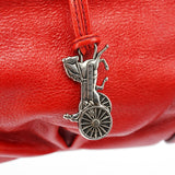 Celine Red Leather Bittersweet Shoulder Bag