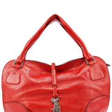 Celine Red Leather Bittersweet Shoulder Bag
