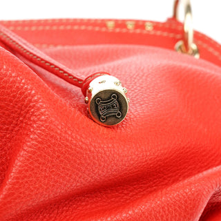 Celine Red Leather Bittersweet Shoulder Bag
