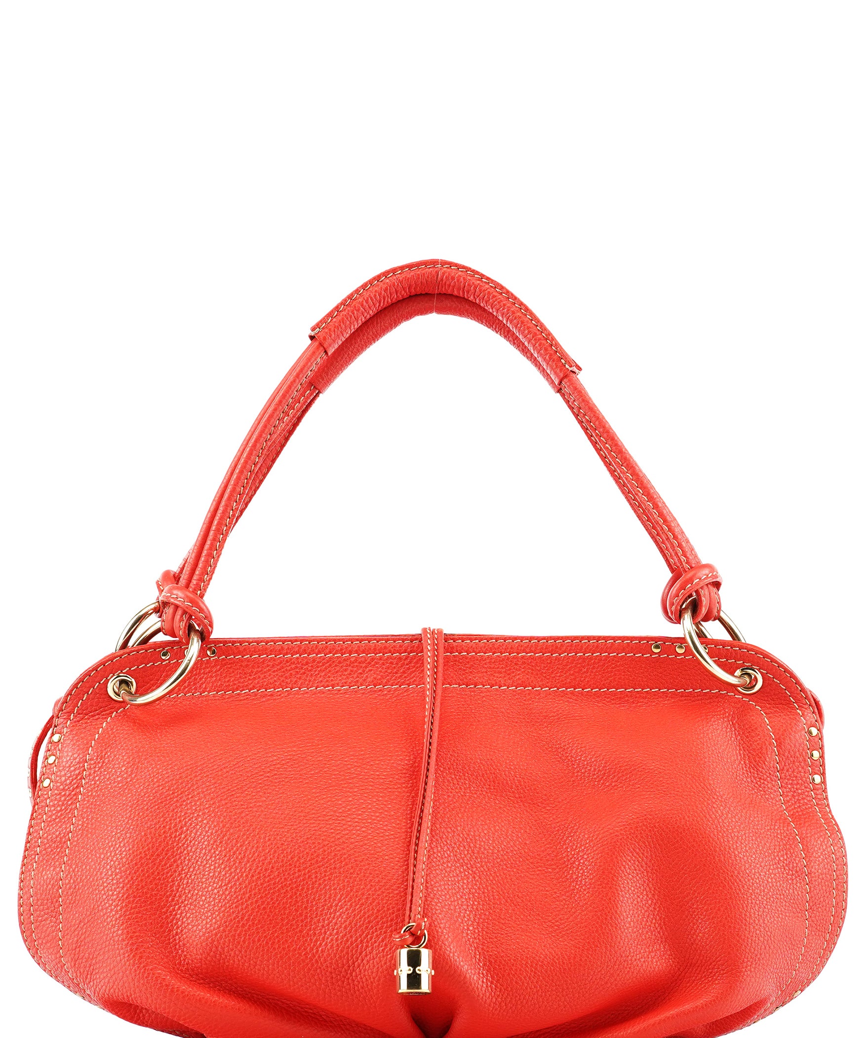 Celine Red Leather Bittersweet Shoulder Bag