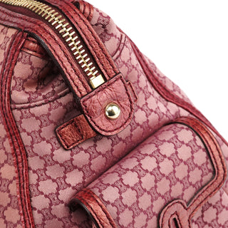 Celine Red Triupmhe Leather Cargo Tote Bag